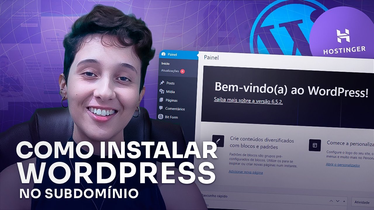 Como Instalar o Wordpress no Subdomínio na Hostinger