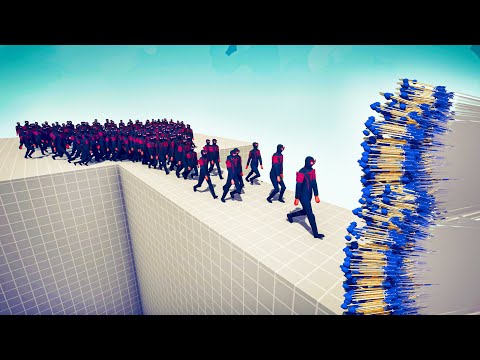 2x EVERY GOD vs 100x SPIDERMAN - Totally Accurate Battle Simulator TABS