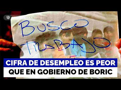 Peor cifra en cinco años: Desempleo escala al 9,5% y supera los máximos del periodo de Boric