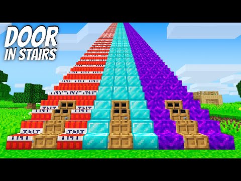 Where do lead LONGEST STAIRS witch SECRET DOORS in Minecraft?