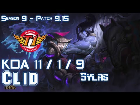 SKT T1 Clid SYLAS vs KINDRED Jungle - Patch 9.15 KR Ranked