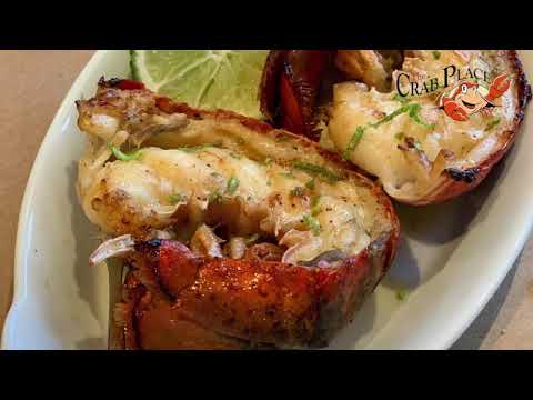 Pan Fried Split Lobster Tail