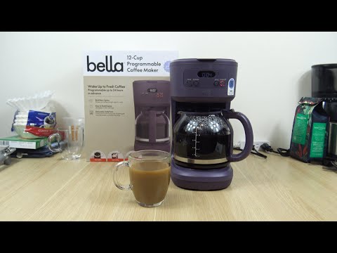 Bella 12 Cup Coffee Maker | How to Use Full Demo