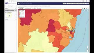 Crime mapping tool: How to use the tools main features