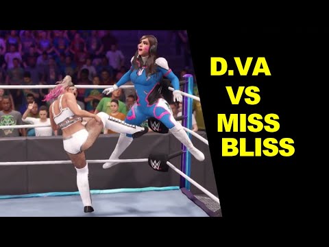 WWE 2K22 D.VA vs Miss Bliss - Extreme Rules