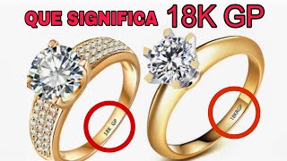 What is 18kgp stamped on jewelry means