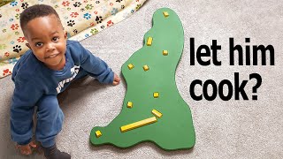 letting my nephew design a keyboard