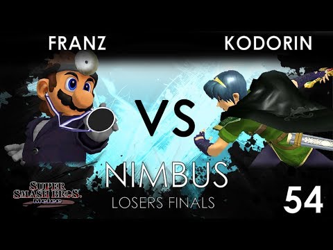 Nimbus #54 - Franz (Dr. Mario) VS KoDoRiN (Marth) - SSBM Losers Finals
