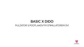 BASIC X Dido pulzátor s podtlakovým stimulátorem 3v1 tělový