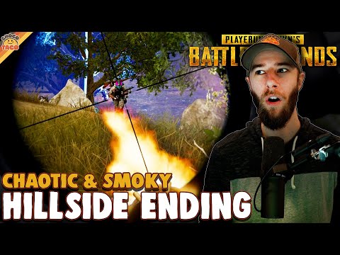 A Chaotic and Very Smoky Hillside Ending ft. Quest, Reid, & HollywoodBob - chocoTaco Erangel Squads