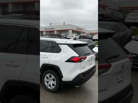 2024 Toyota RAV4 LE AWD in White for sale at Forbes Waterloo Toyota in Waterloo, ON