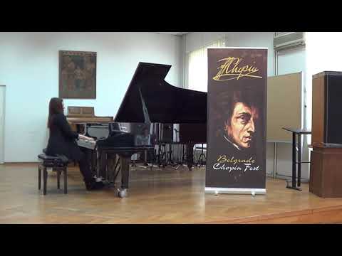 BELGRADE CHOPIN FEST 2019 - Review of piano talents, Petrović Mila