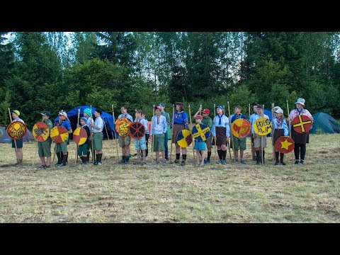 Побути вікінгом: як на Рожнятівщині таборували франківські пластуни. ВІДЕОСЮЖЕТ