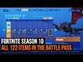 All 122 items in the Fortnite Season 10 battle pass
