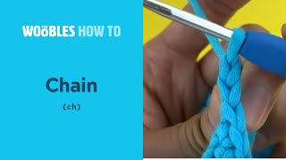 How to chain stitch (ch) in crochet - step-by-step tutoriall