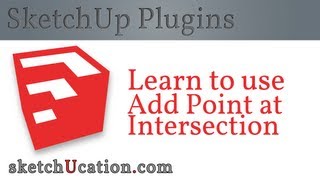 SketchUp Plugin Tutorial | Add Point at Intersection