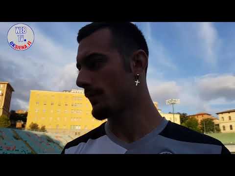Intervista a Gliozzi in Robur Siena-Montevarchi-amichevole 2018/2019