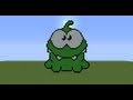 minecraft pixel art tutorial 29: om nom 