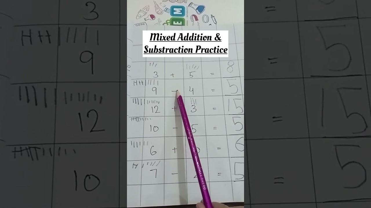 Mixed Addition & Substraction Practice | Homeschool Guide