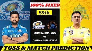 CSK vs MI | IPL 2022 59th Match Prediction | Today Toss Prediction | Today Match Prediction