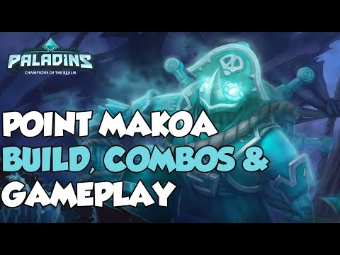 POINT TANK MAKOA BEST TALENT, BUILD, AND COMBOS WITH GAMEPLAY! - PALADINS