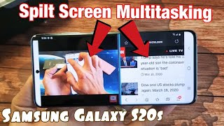How to Enable/Use Split Screen Multitasking + Tips | Samsung Galaxy S20, S20+ & S20 Ultra