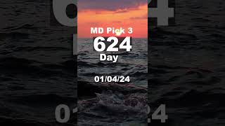 Maryland Pick 3 Lottery Results 1/4/24 #pick3 #cash3 #lotteryresult #lottery #marylandlottery