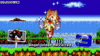 Hyper Shadow 3D in 2D in Angel Island Revisited