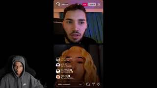 Reacting to Adin Ross Gets trolled by datbitchbarbiee
