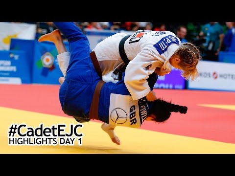 Cadet European Judo Championships: HIGHLIGHTS DAY 1