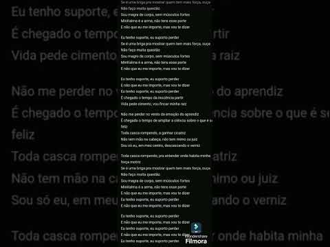 Suporto perder - karaoke - Flaira Ferro e Chico César