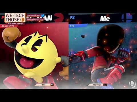 VT February 2020 Monthly Ben (Pac-Man) vs Retrobot (Mii Brawler) Winners Semis