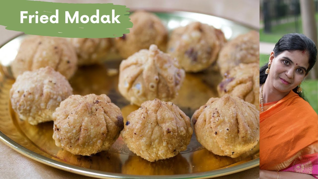 Fried Modak | Ganesh Chaturthi Special | Easy To Make Sweet | Modhagam Recipe