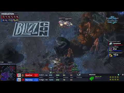 SC2 Nerchio vs SpeCial - ZvT - Group D Elimination 2018 WCS Global Finals  - Starcraft 2