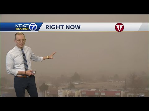 Dust storm warning issued for Albuquerque