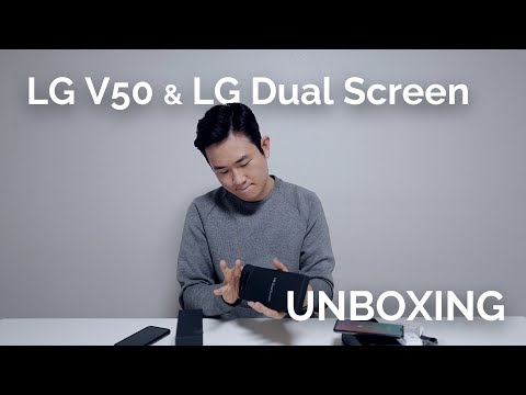 LG V50 Unboxing (w/ LG Dual Screen)