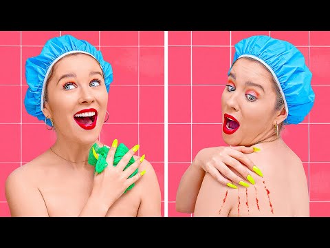 LONG AND SHORT NAIL PROBLEMS AND FUNNY SITUATIONS || Funniest Moments by 123 GO!