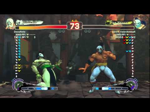 DezaRete [El Fuerte] Vs Sion_ValeriAmbaR [Vega] SSF4 AE Online Ranked Matches - PSN
