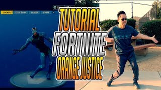 fortnite dance tutorial orange justice step by step - orange justice fortnite dance tutorial
