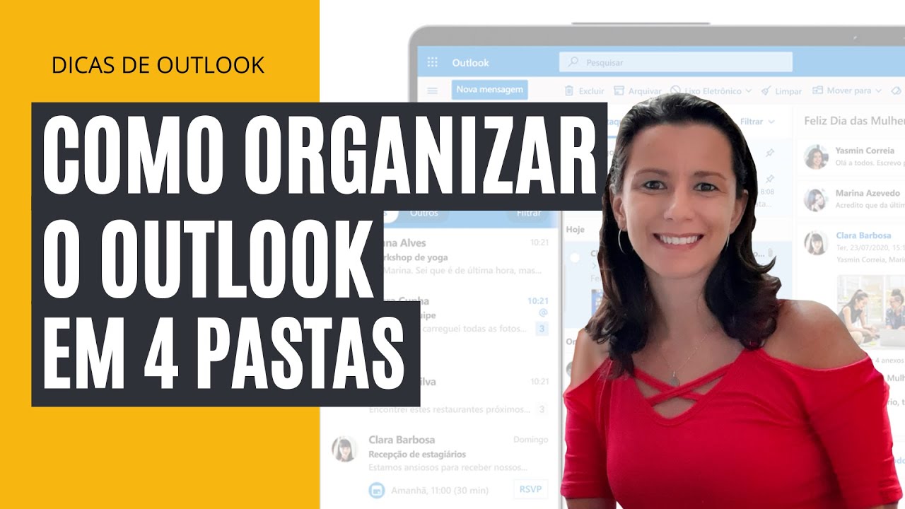 #10 Como organizar o #Outlook em apenas 4 pastas — Dicas de Outlook
