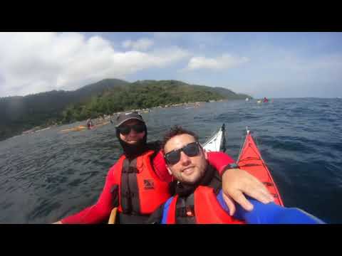 travesía en kayak ilha grande
