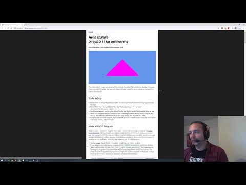Tutorial: Intro to 3D Graphics Programming with OpenGL 4 (with Anton). Stream Recording.
