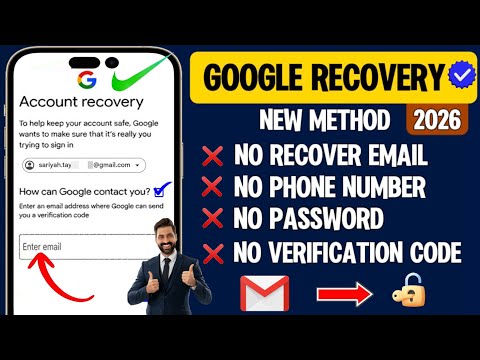 Google Account Recovery 2026 ||How To Recover Gmail Password without Recovery Email and Phone Number