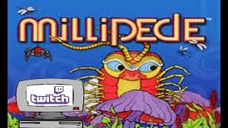 Streaming on my Atari 800 Xl- Millipede