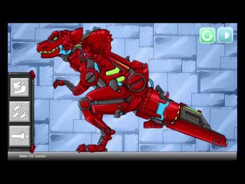 Dino Robot Tyranno Red   RePlay   Game Show   GamePlay   2015   HD