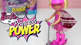Barbie in Princess Power Pink Chelsea and Scooter Doll Toy Unboxing Review and Play - Kids Toys