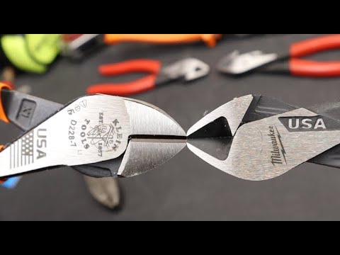 Klein vs Milwaukee: 7" Diagonal Cutters with USA billboarding, Cherub features, and a big price diff