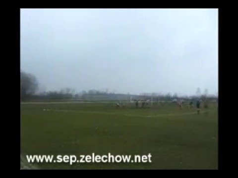 2008.04.06 Sęp Żelechów - Korona Olszyc: rzut rożny dla gości