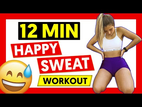 12 MIN HAPPY SWEAT WORKOUT 😅 Good Mood Cardio Workout 🔥 Including HIIT I Workout Online