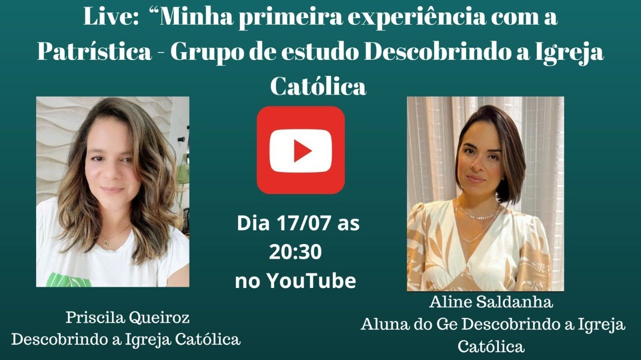 Minha primeira experiência com a Patrística - Testemunho da Aline Sacramento